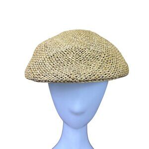 Country Gentleman Large Woven Straw Ivy Cap Made In USA
